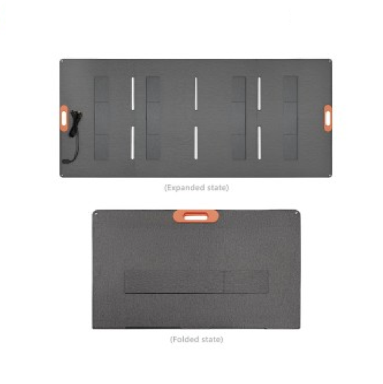400W Four-Panel Folding Solar Panel – Grey