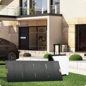 400W Four-Panel Folding Solar Panel – Grey